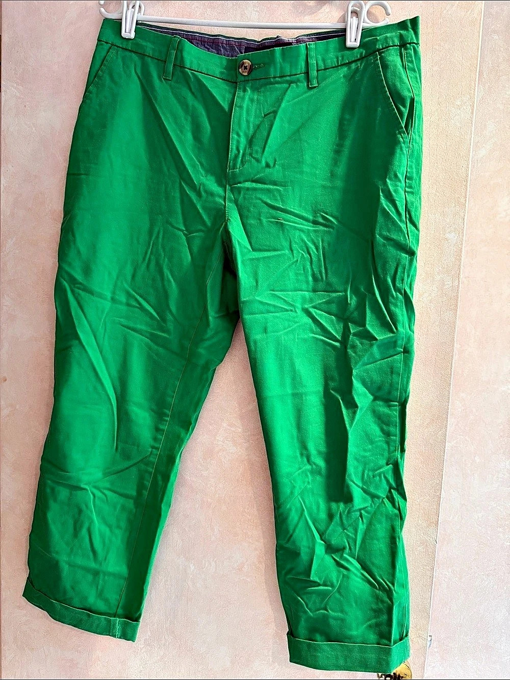 Tommy Hilfiger Green Straight Leg Pants Size 14 Like New